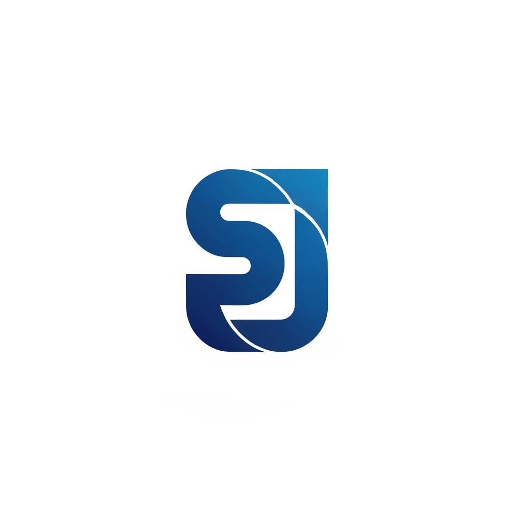AI Design for create a logo with name of SJ