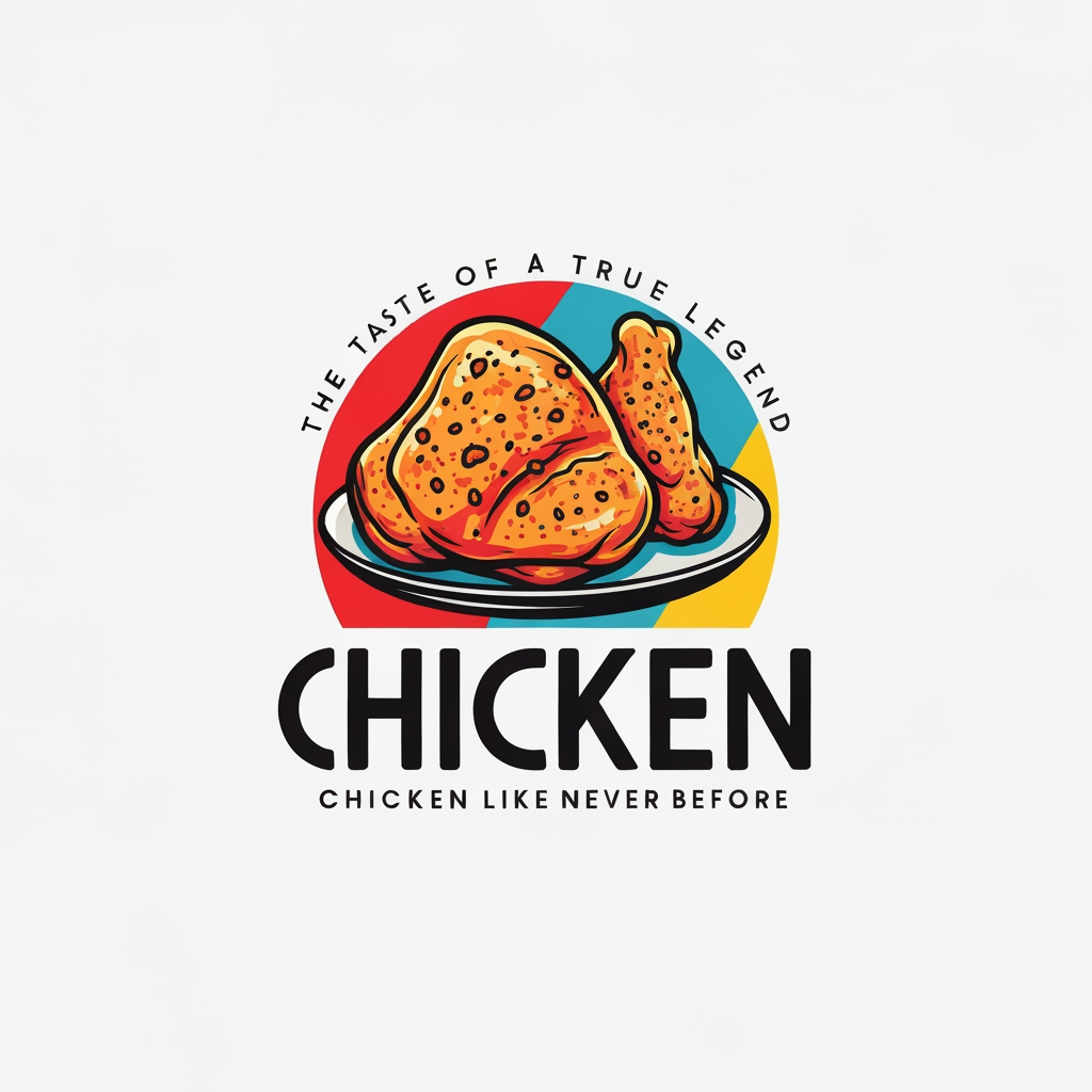 AI Design for generate asthatic logo for chicken restaurent