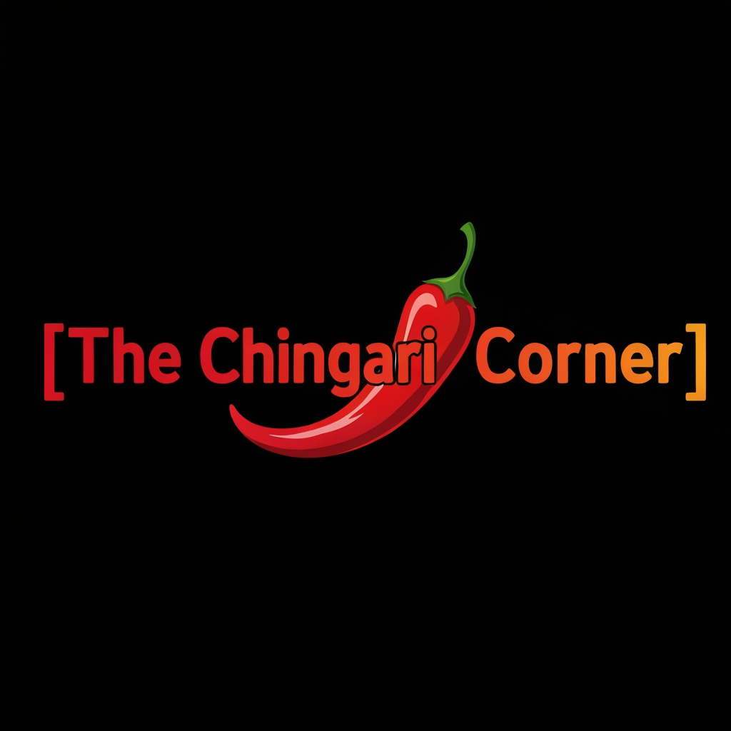 AI Design for generate asthatic logo for chicken restaurant whose name is [the  chingari  corner] without use chicken image
