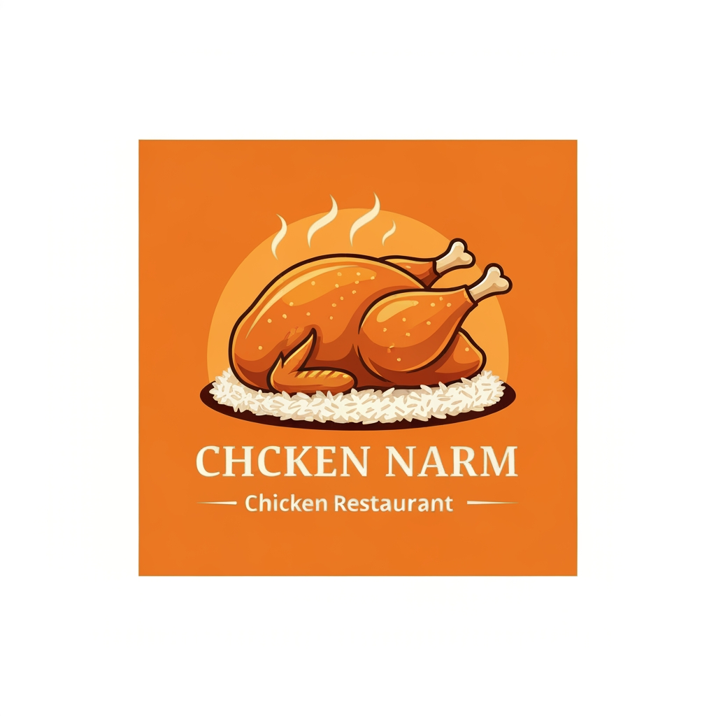 AI Design for generate logo for chicken restorent