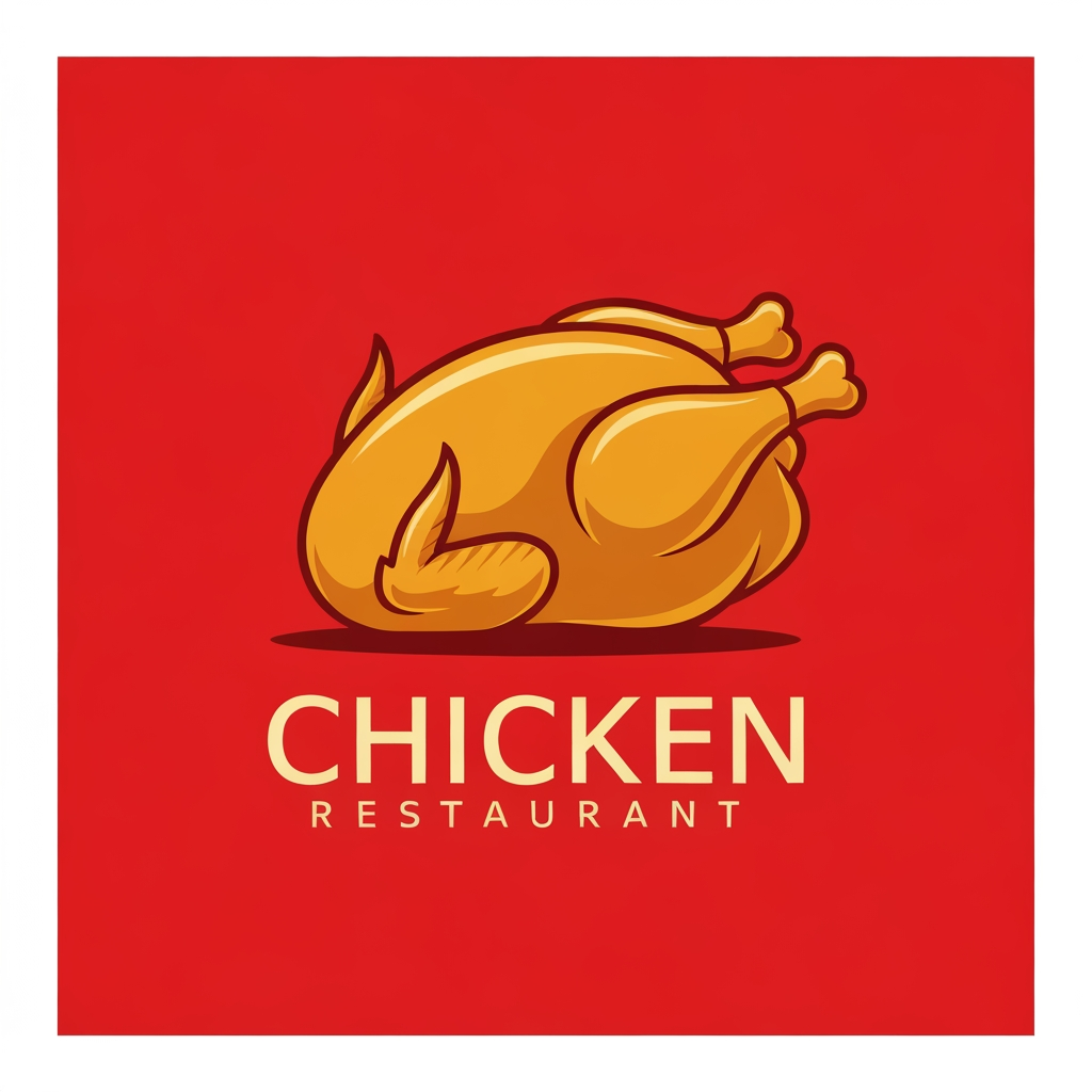 AI Design for generate logo for chicken restorent