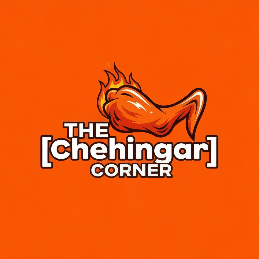 AI Design for generate asthatic logo for chicken restaurant whose name is [the  chingari  corner] using unique concept