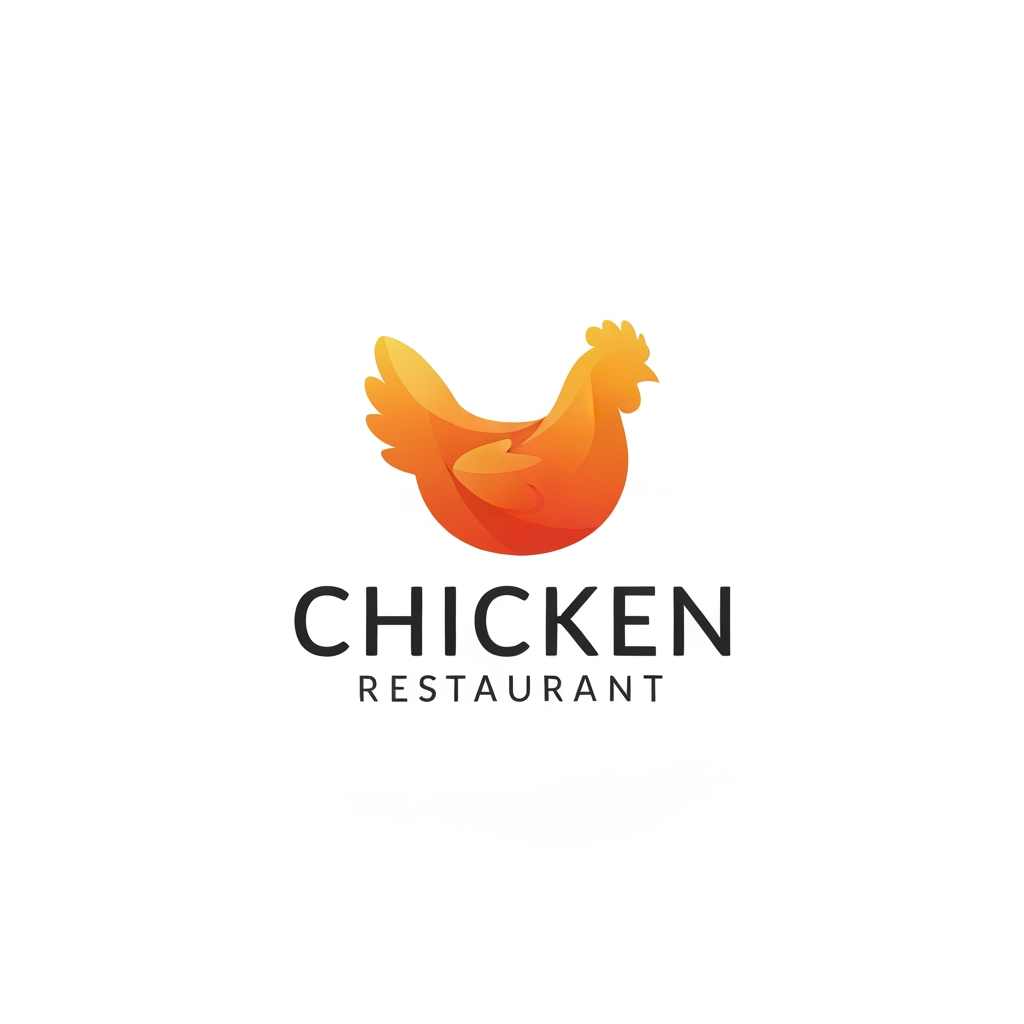 AI Design for generate asthatic logo for chicken restaurant