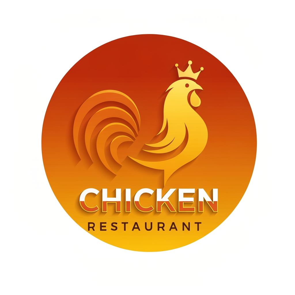 AI Design for generate asthatic logo for chicken restorent