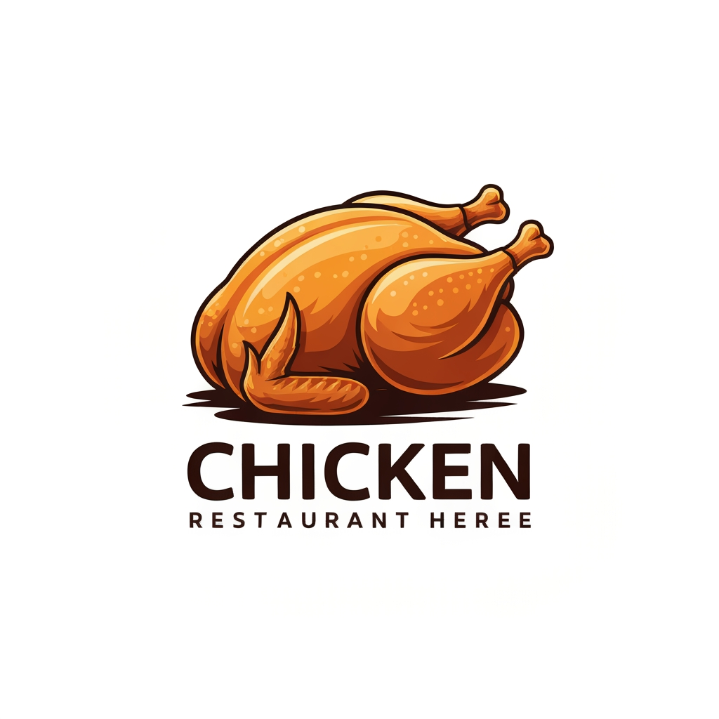 AI Design for generate asthatic logo for chicken restaurant