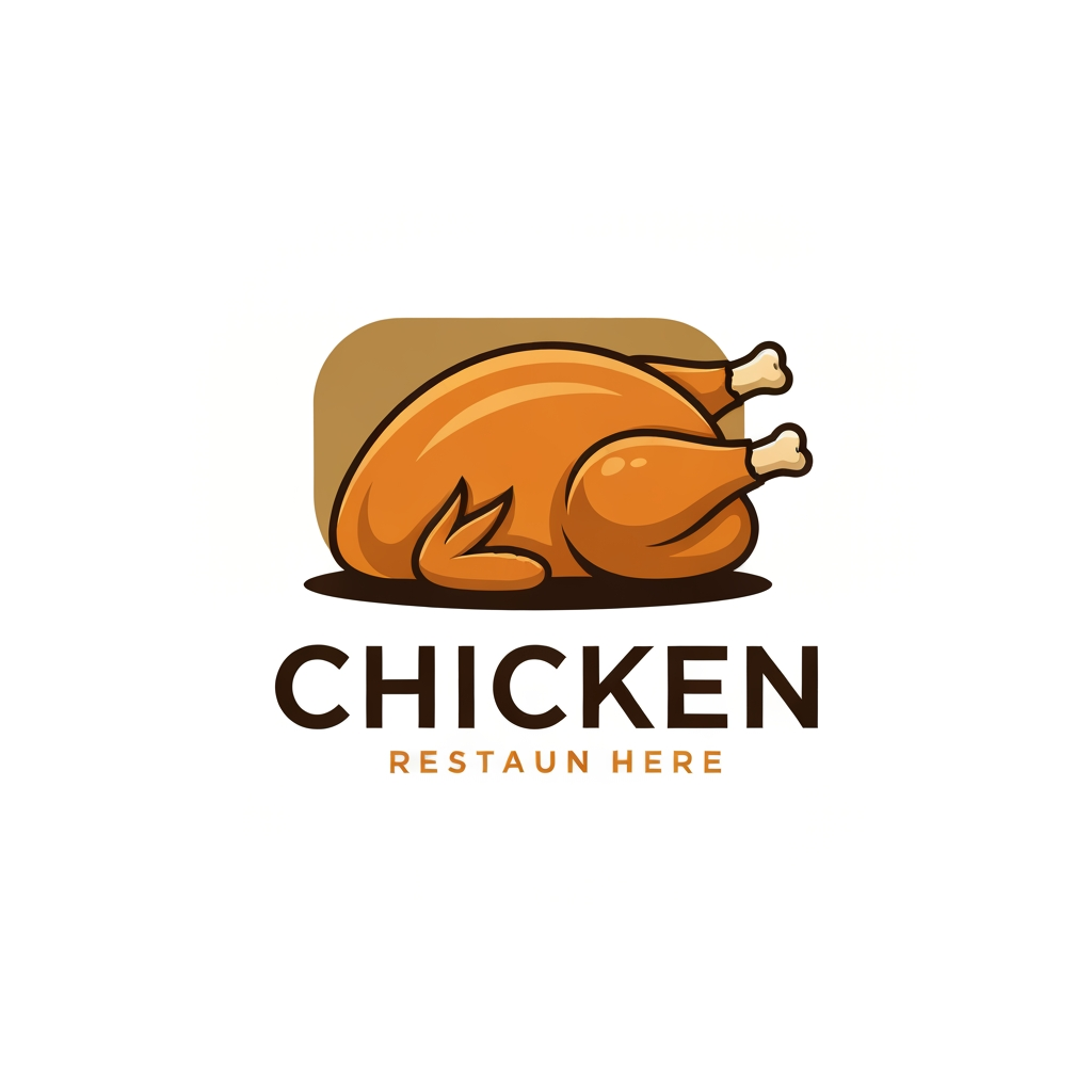 AI Design for generate asthatic logo for chicken restorent