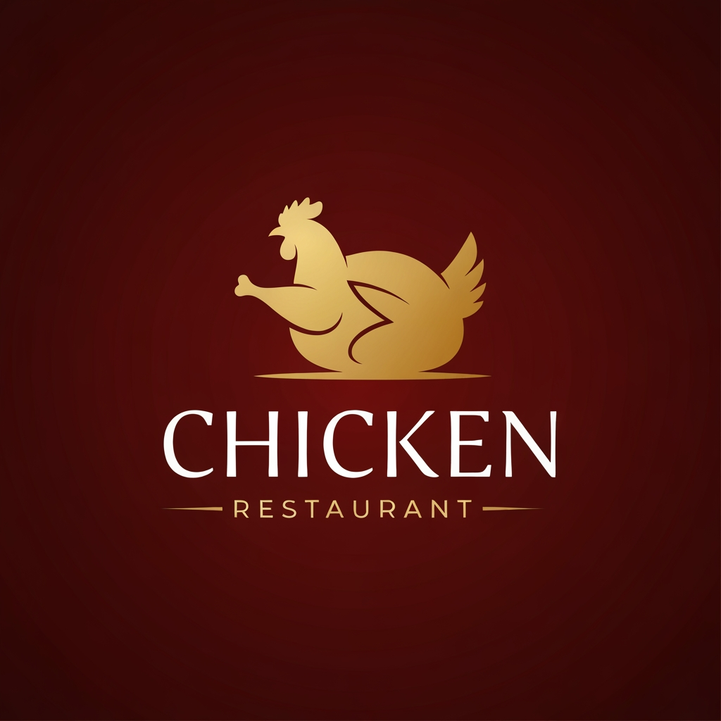 AI Design for generate asthatic logo for chicken restorent