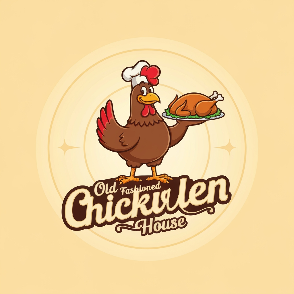 AI Design for generate logo for chicken restorent