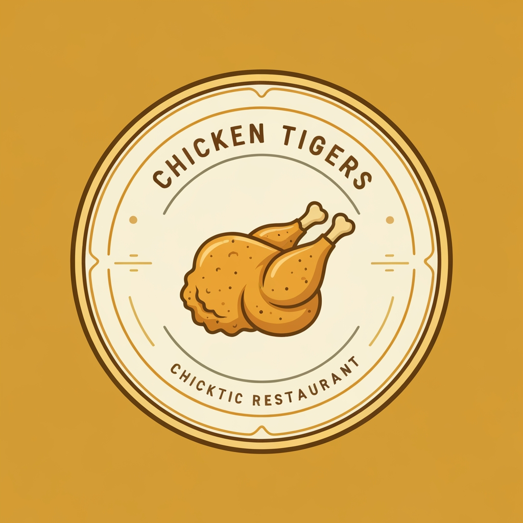 AI Design for generate asthatic logo for chicken restaurant