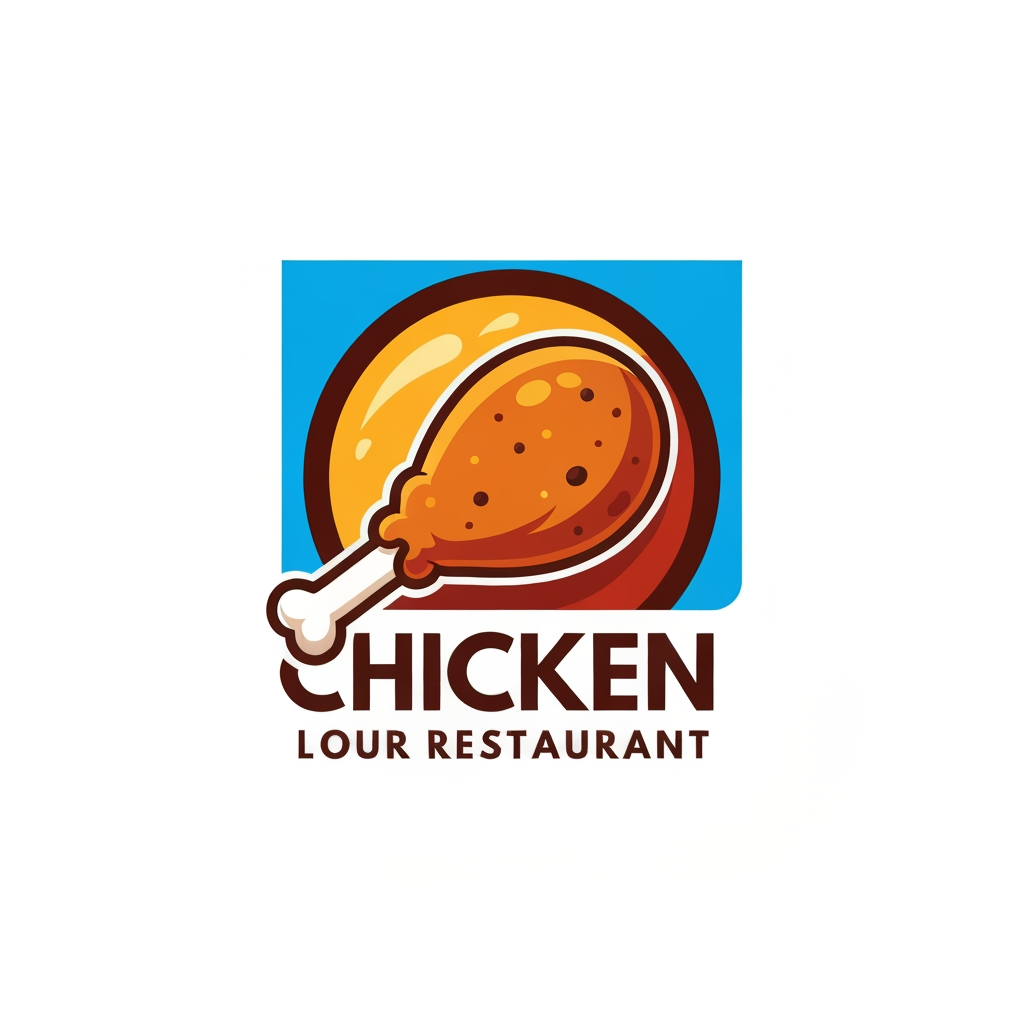 AI Design for generate asthatic logo for chicken restaurant