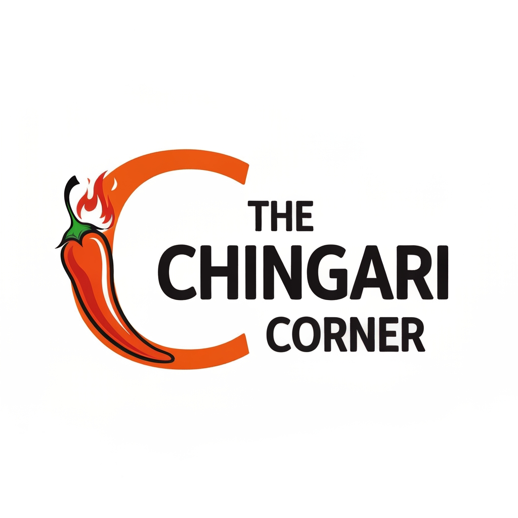 AI Design for generate asthatic logo for chicken restaurant whose name is [the  chingari  corner]
