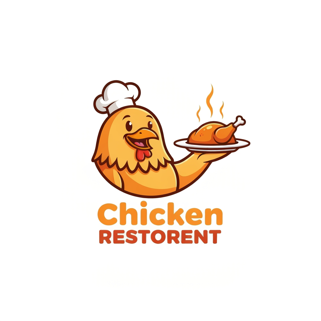 AI Design for generate logo for chicken restorent