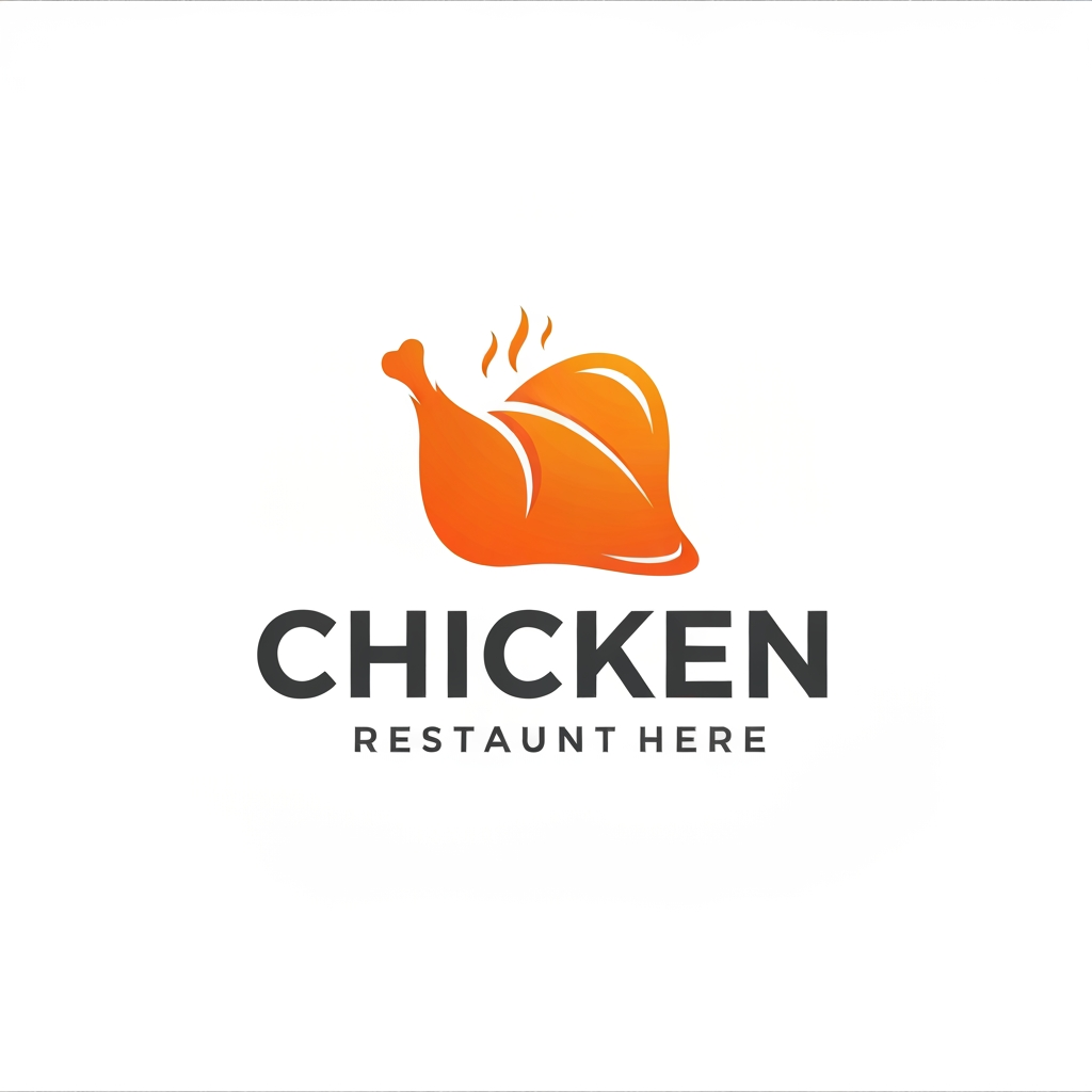 AI Design for generate asthatic logo for chicken restaurent