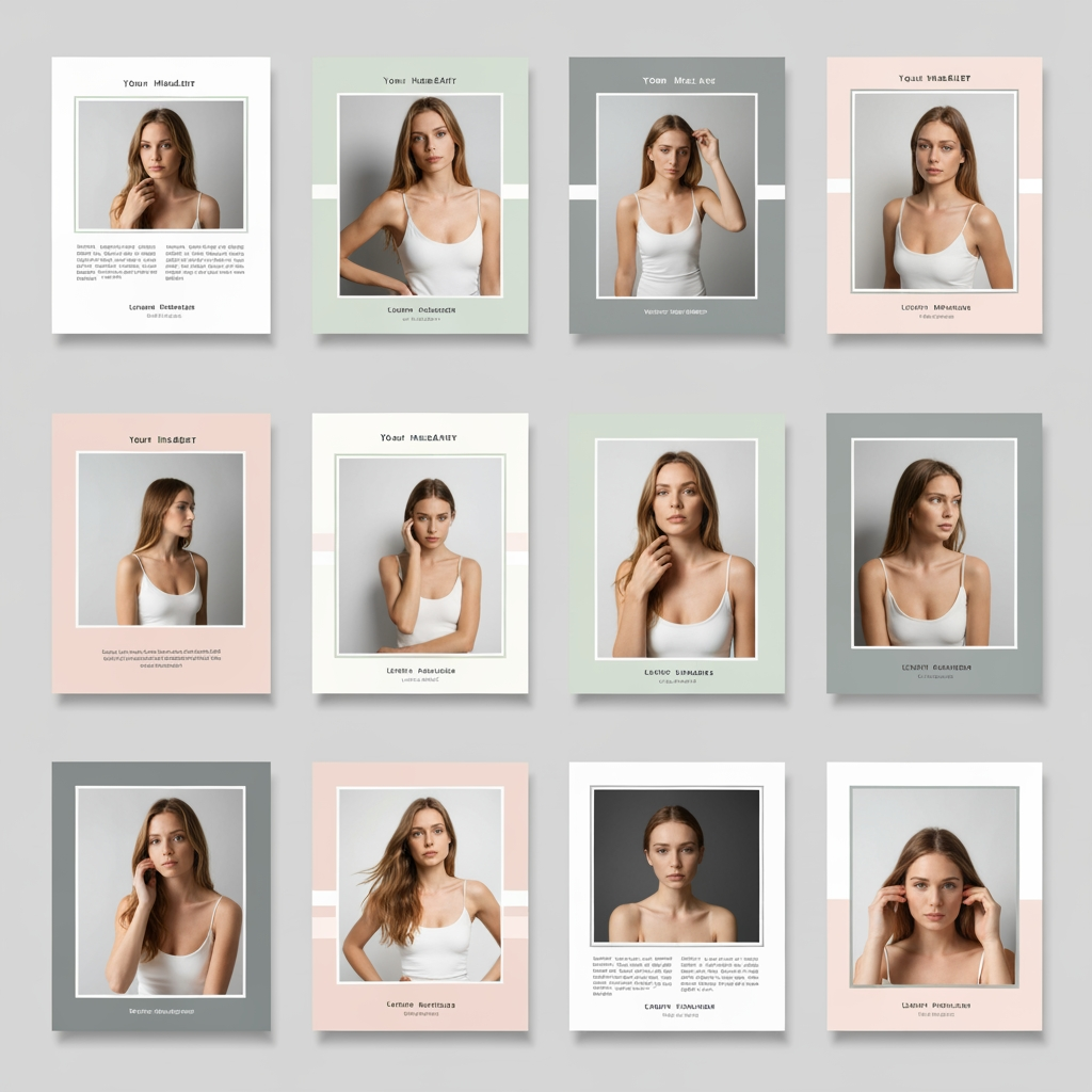 AI Design for Square social feed visual concept for Story templates for my brand. Strong central subject, clean composition, platform-ready crop, cohesive color and mood, clear empty area for caption or headline to be added later, no readable text generated.