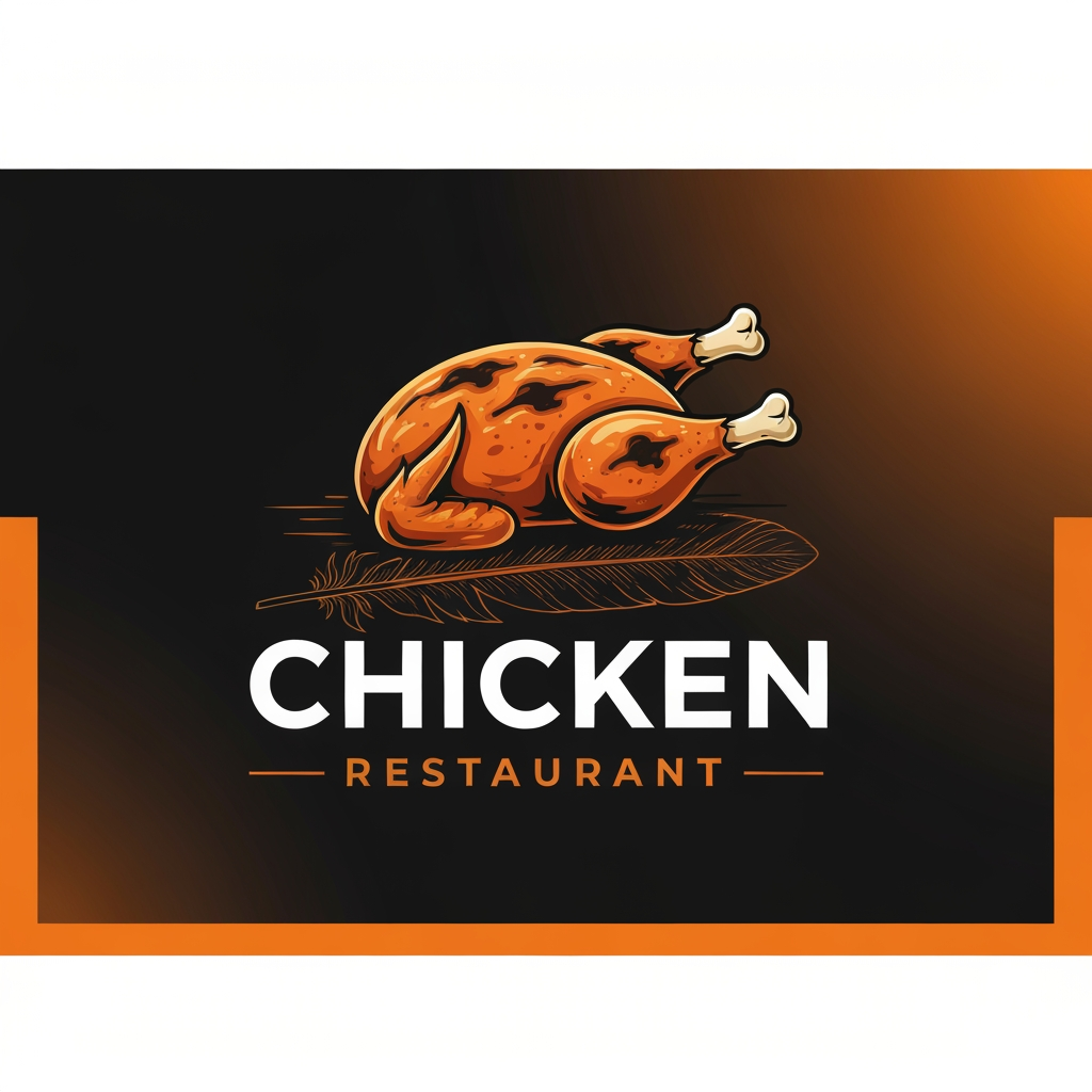 AI Design for generate asthatic logo for chicken restorent