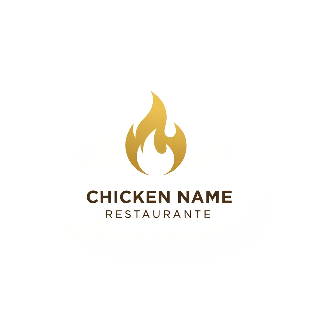 AI Design for generate asthatic logo for chicken restaurant without use chicken image