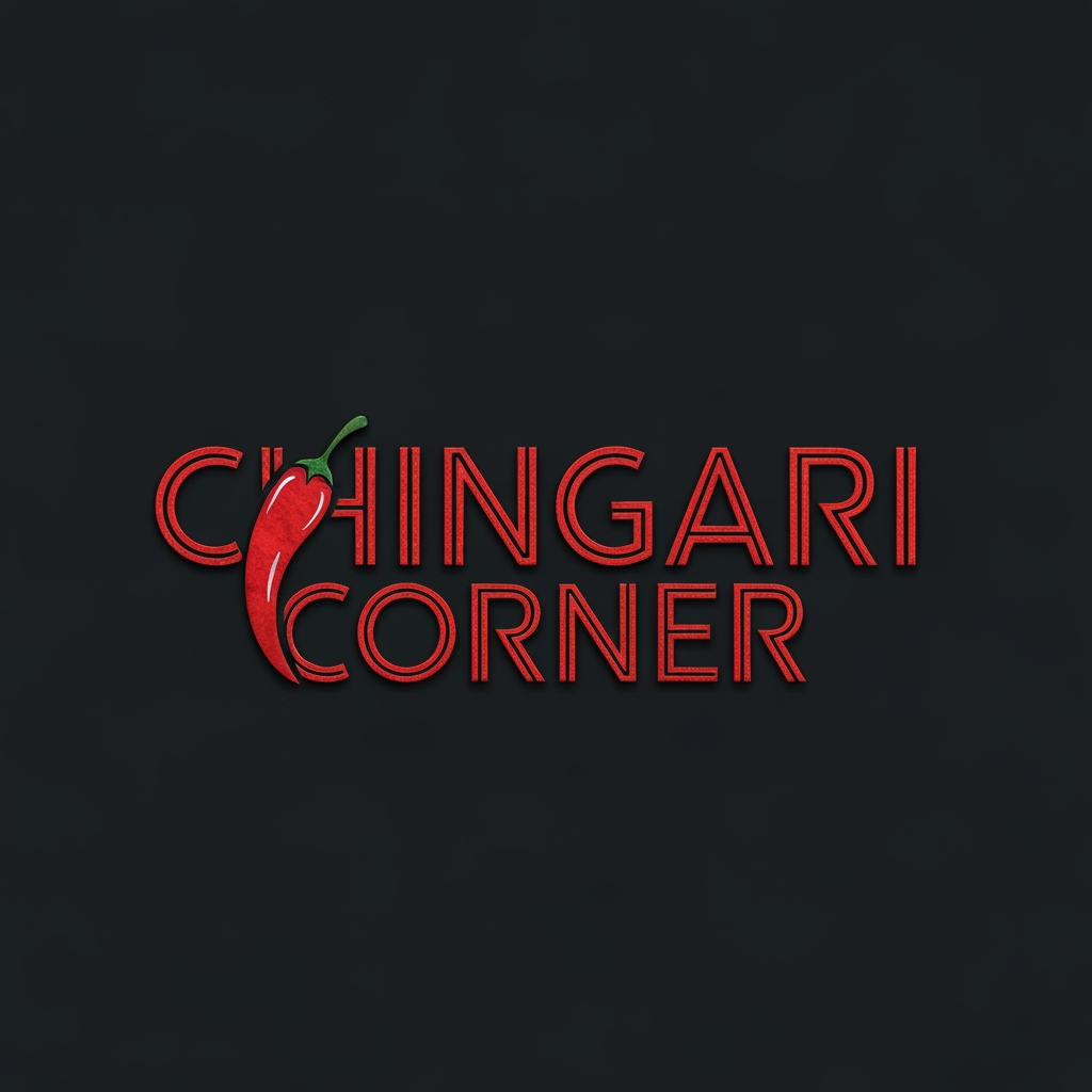 AI Design for generate asthatic logo for chicken restaurant whose name is [  chingari  corner] using morden style