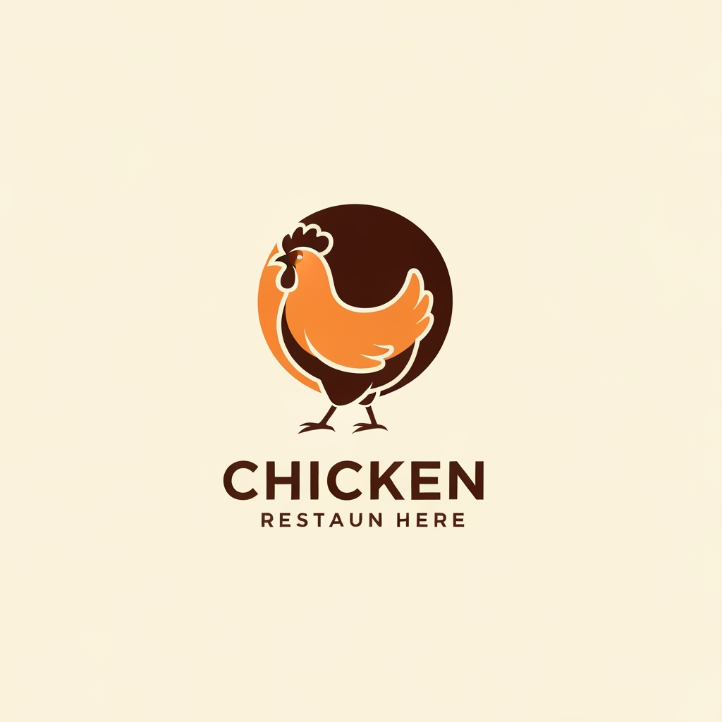 AI Design for generate asthatic logo for chicken restorent