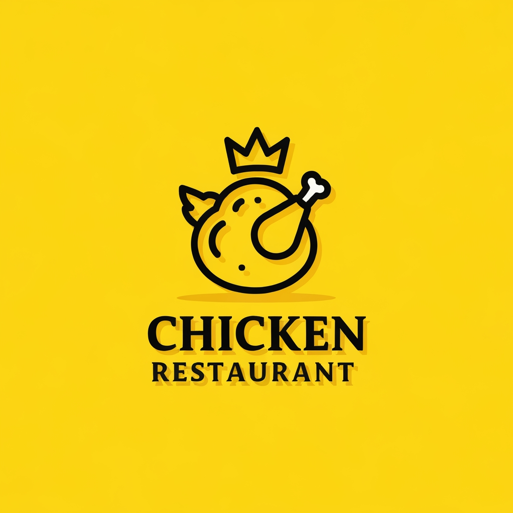 AI Design for generate logo for chicken restorent