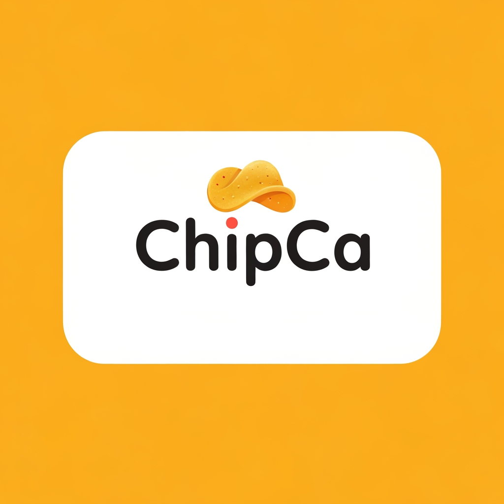 AI Design for Need a logo for chips brand called- ChipCa