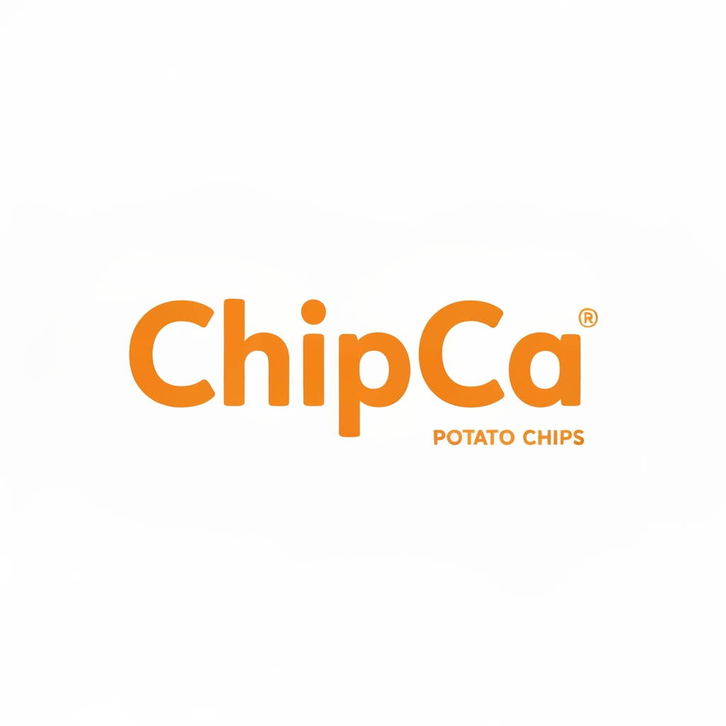 AI Design for Need a wordmark logo for chips brand called- ChipCa