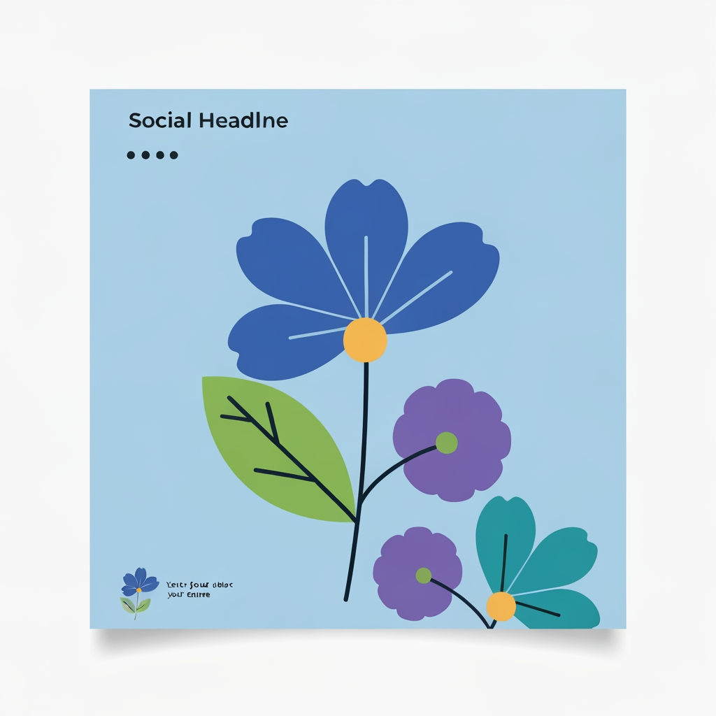 AI Design for Square social feed visual concept for Logo. Strong central subject, clean composition, platform-ready crop, cohesive color and mood, clear empty area for caption or headline to be added later, no readable text generated.