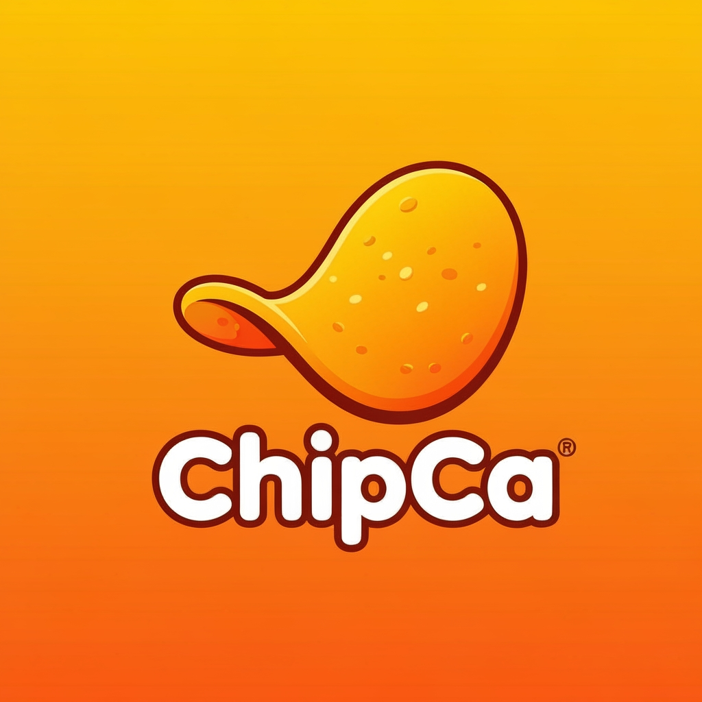 AI Design for Need a logo for chips brand called- ChipCa