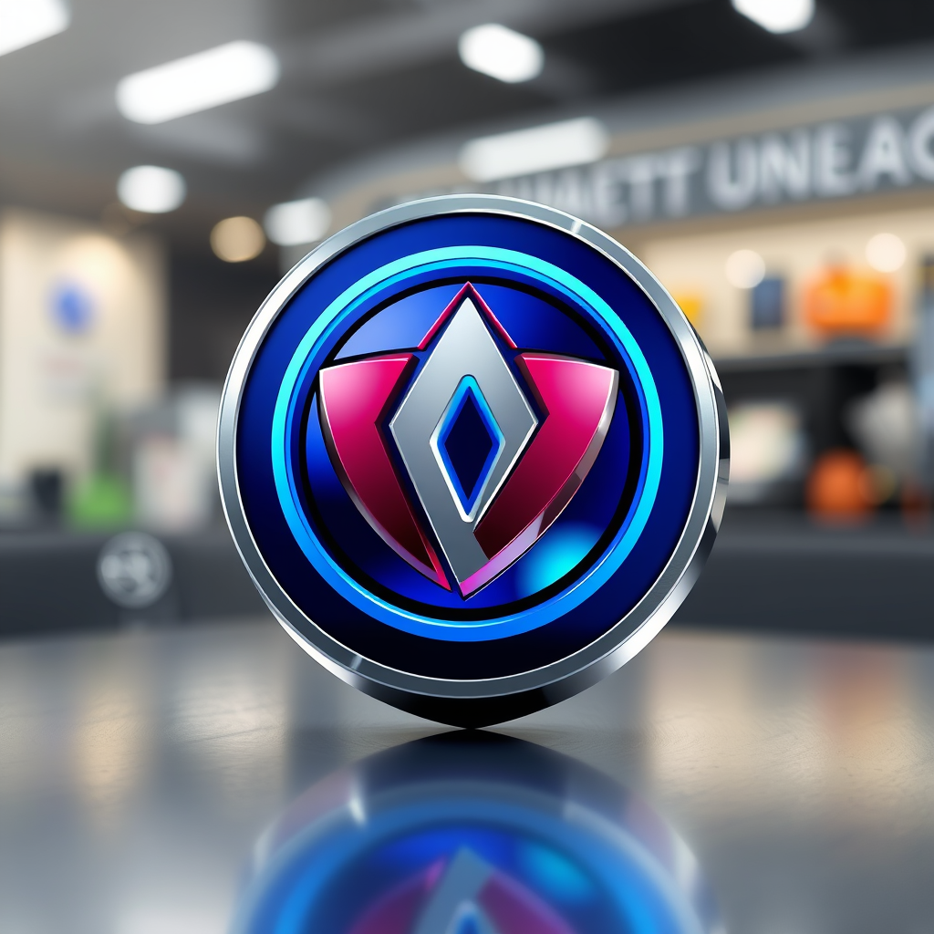 AI Design for make it look 3d, and glossy