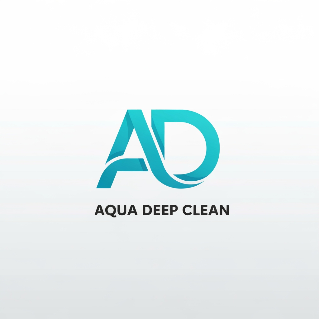 AI Design for create a monogram logoof Aqua Deep Clean logo
