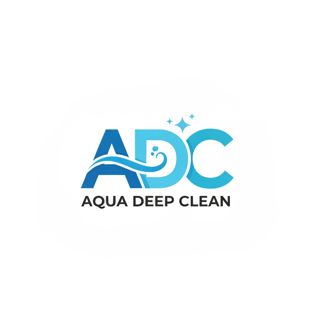 AI Design for create a monogram logoof Aqua Deep Clean logo