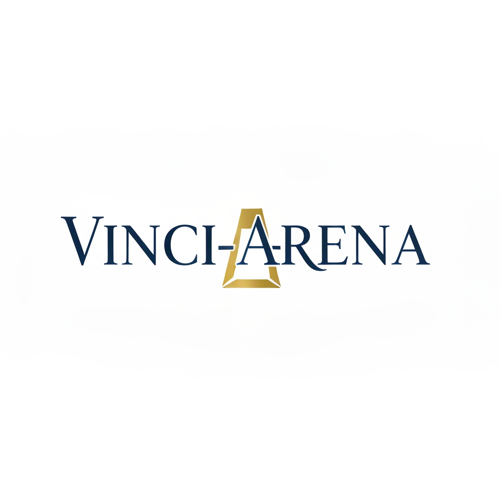 AI Design for LOGO ,MY WEBSITEE NAME IS VINCI-ARENA