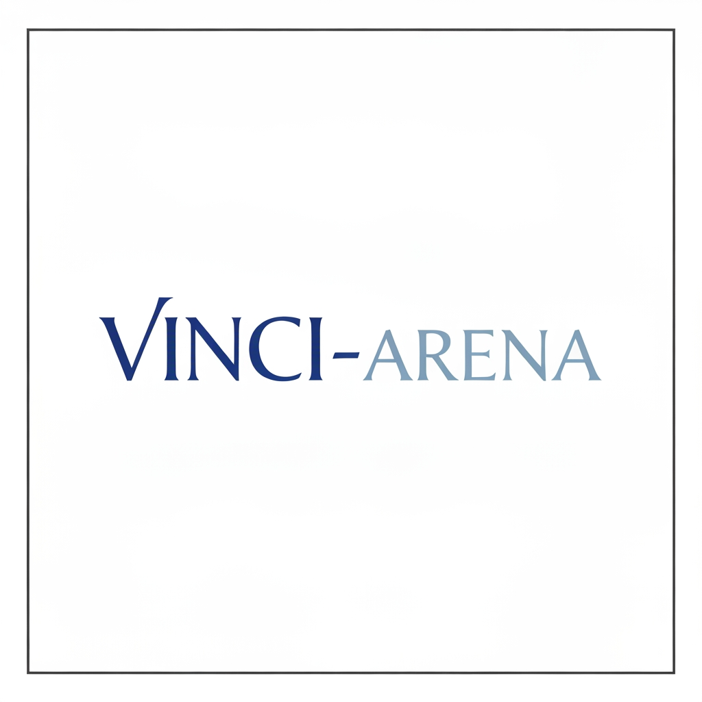 AI Design for LOGO ,MY WEBSITEE NAME IS VINCI-ARENA