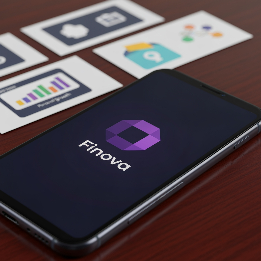 AI Design for my apps name is finova