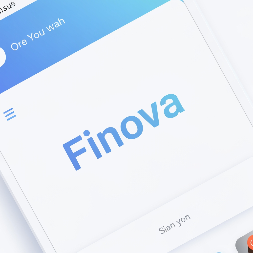 AI Design for my apps name is finova