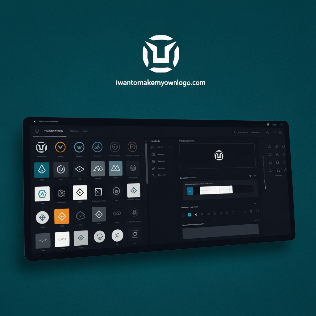AI Design for Premium logo presentation mockup concept for i want to makelogo for the nivora brand and under it the naqme of tthe maker veer and anishi need cinematic and attractive logo. Logo or brand mark displayed on a clean neutral surface with subtle depth, refined shadow, precise alignment, elegant design-studio presentation, no extra readable text.
