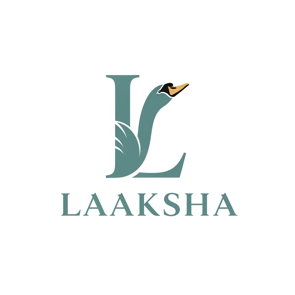 AI Design for create logo for brand name ''Laaksha''