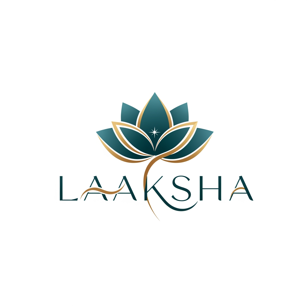 AI Design for create logo for brand name ''Laaksha''