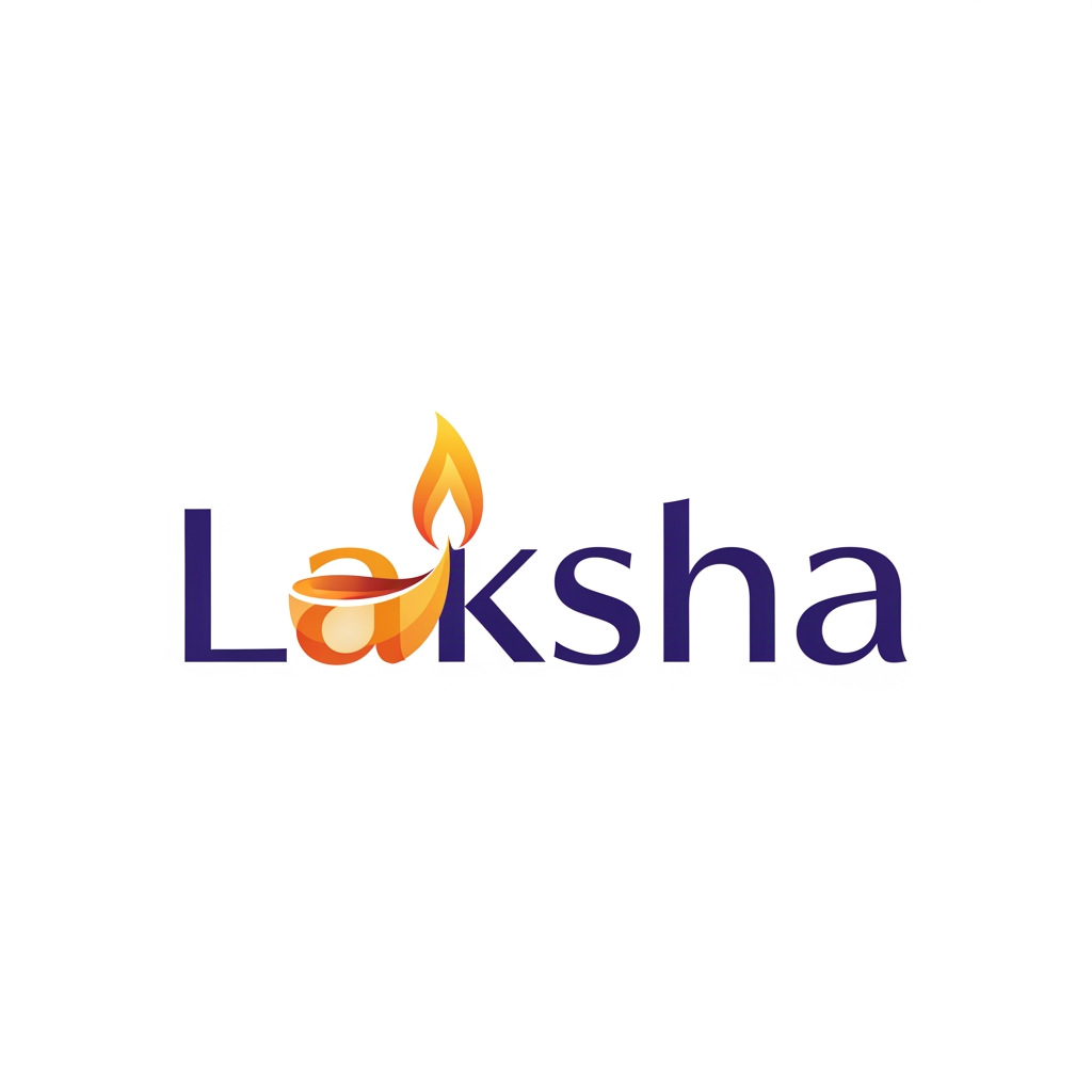 AI Design for create logo for brand name ''Laksha''