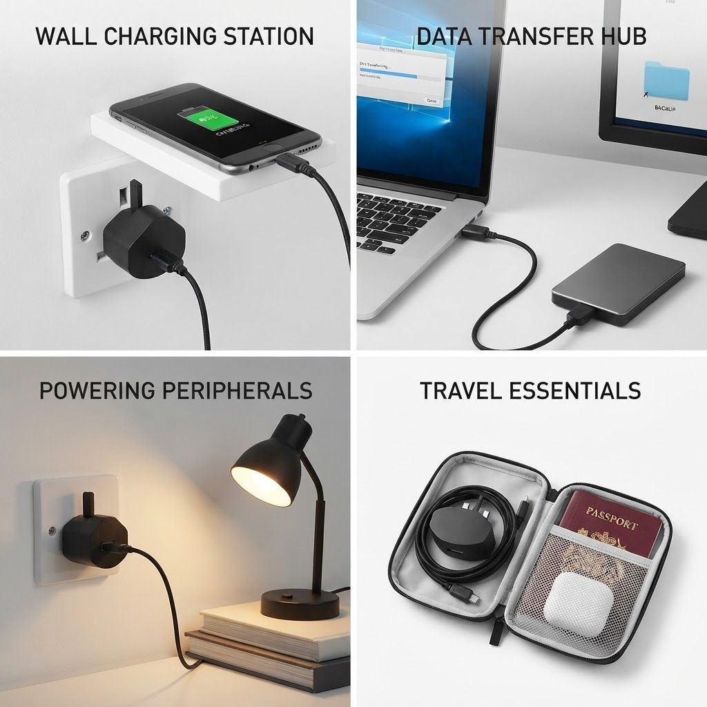 AI Design for create image which show the different uses use of the item
