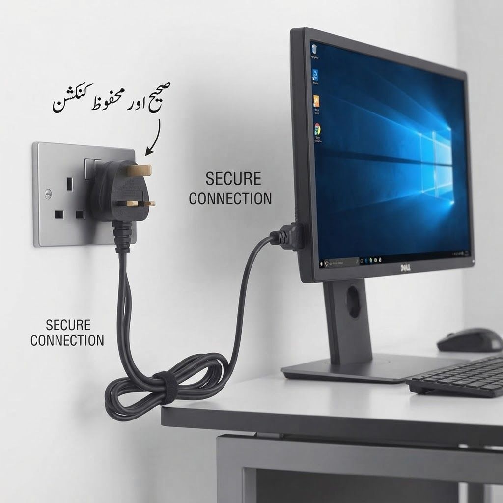 AI Design for create image which show uses of the cable
cable ky switch ko sahe sy socket mai insert krain