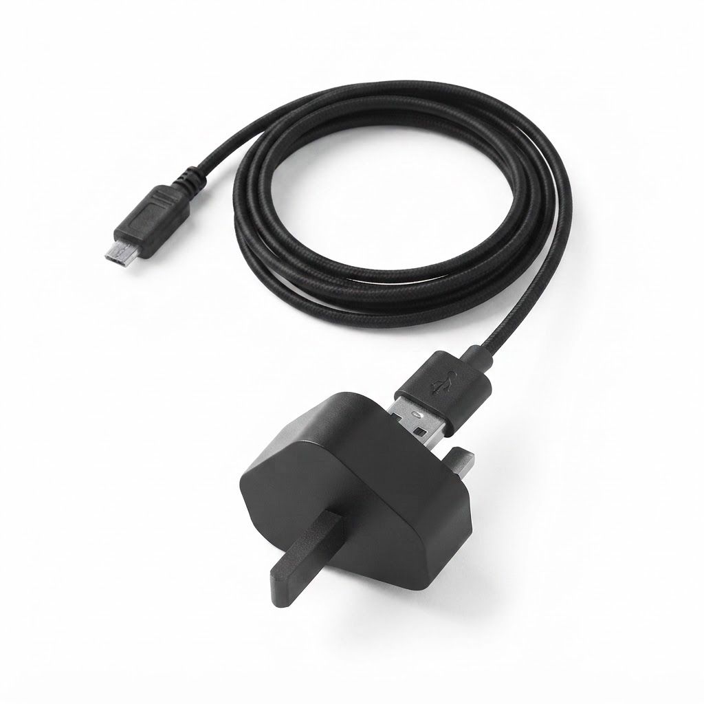 AI Design for create image which cable port is in the port of the plug in right way