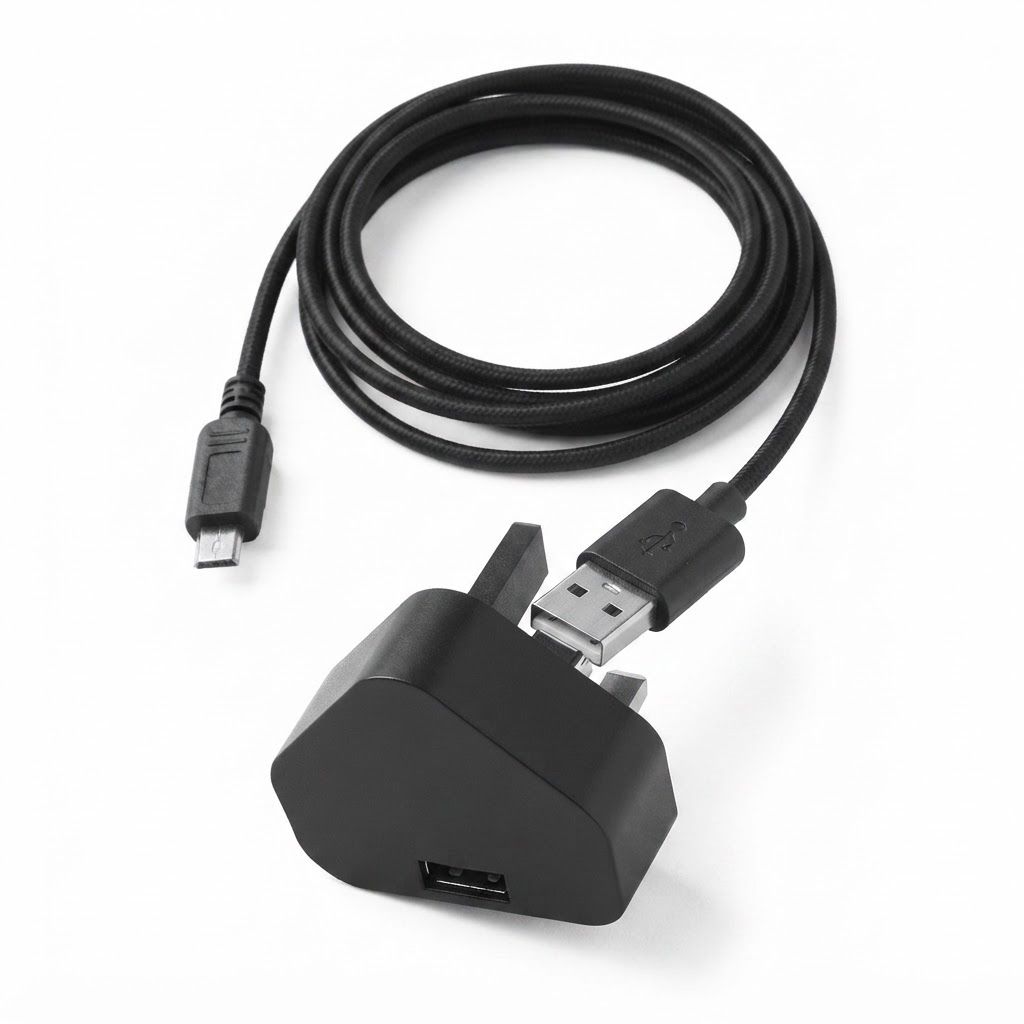 AI Design for aise image banao jis mai show ho cable plug ky port mai insert ho rhe hy