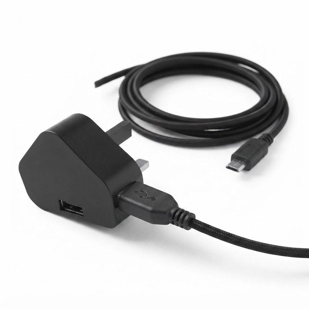 AI Design for aise image banao jis mai show ho cable plug ky port mai insert ho rhe hy