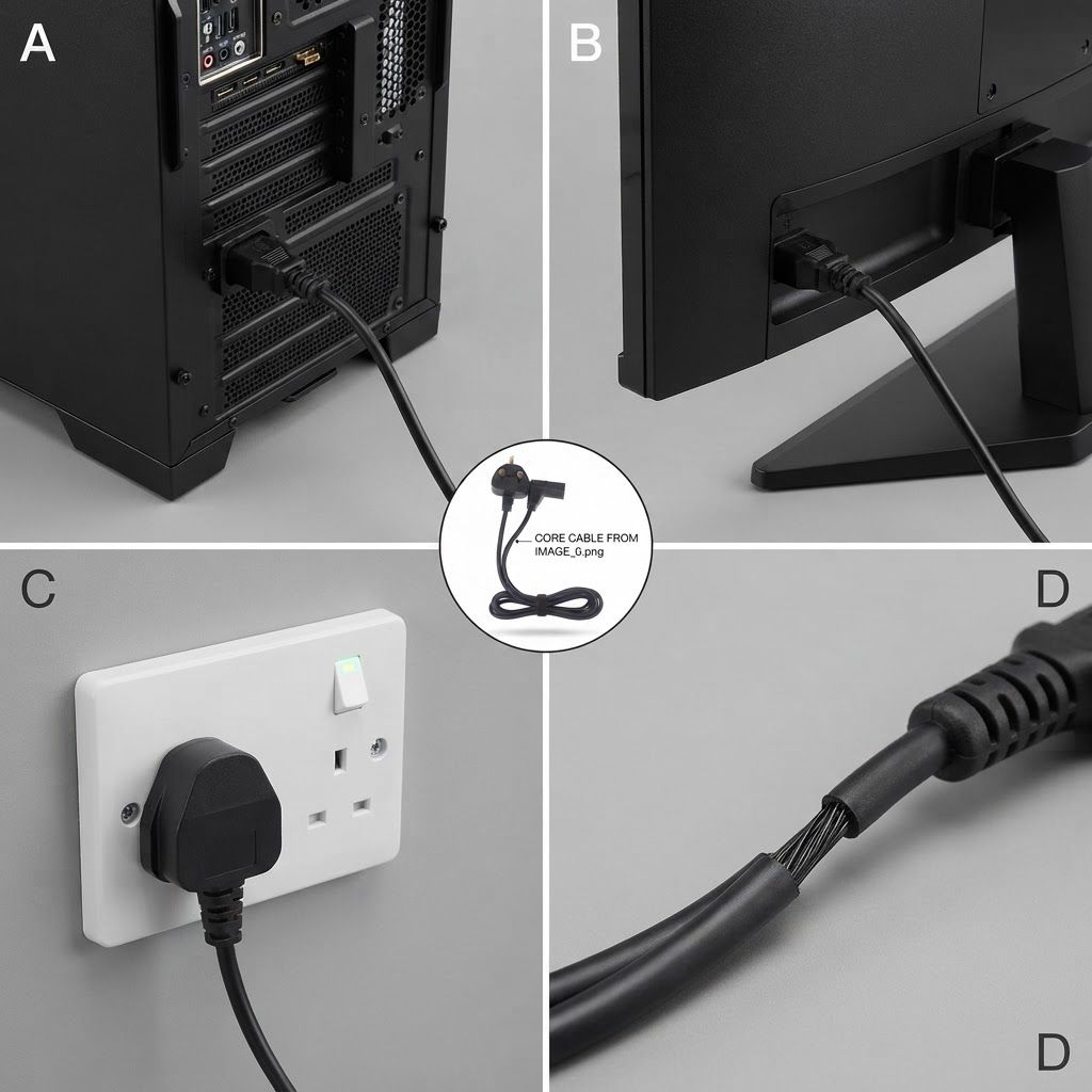 AI Design for create image which show uses of the cable