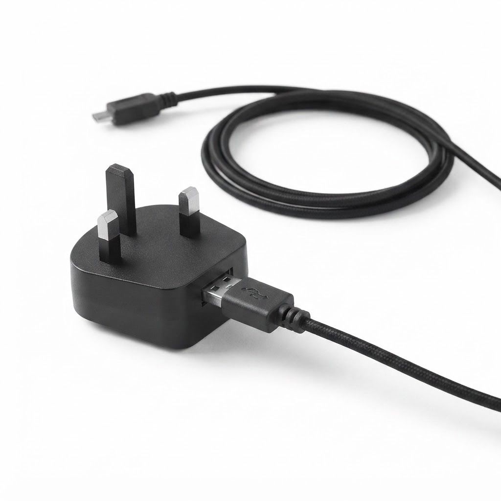 AI Design for aise image banao jis mai show ho cable plug ky port mai insert ho rhe hy