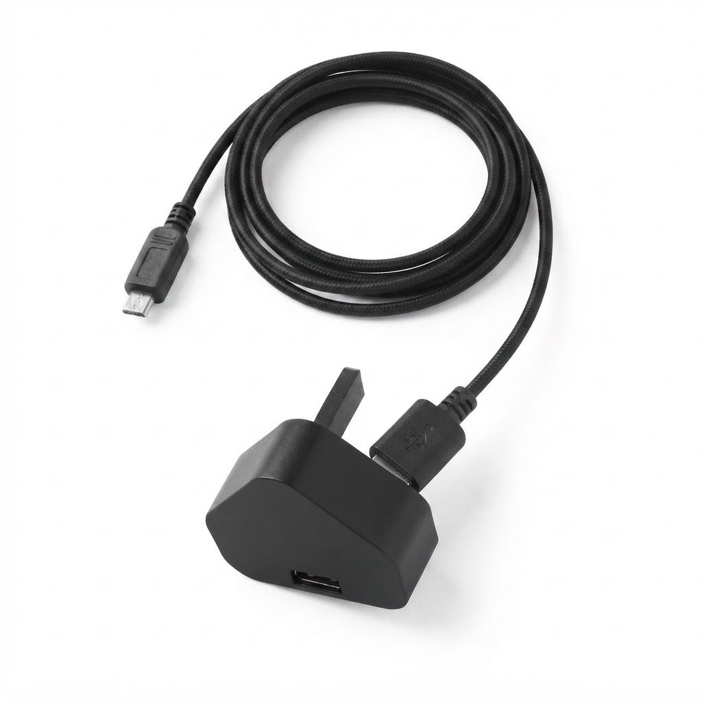 AI Design for create image which show the wire is in the port of the plug