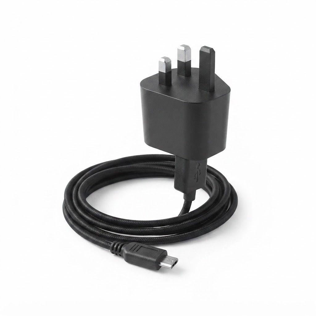 AI Design for aise image banao jis mai show ho cable plug ky port mai insert ho rhe hy