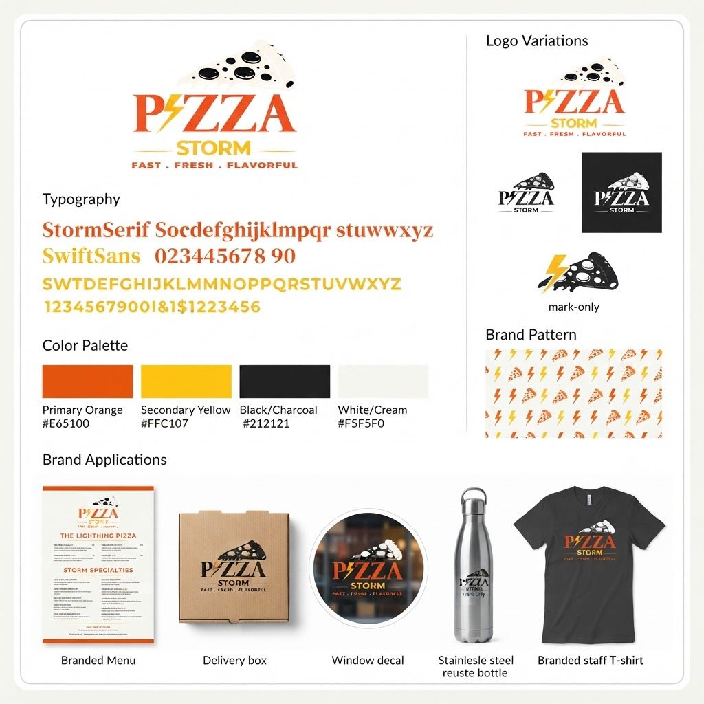 AI Design for Please create a complete logo brand kit
