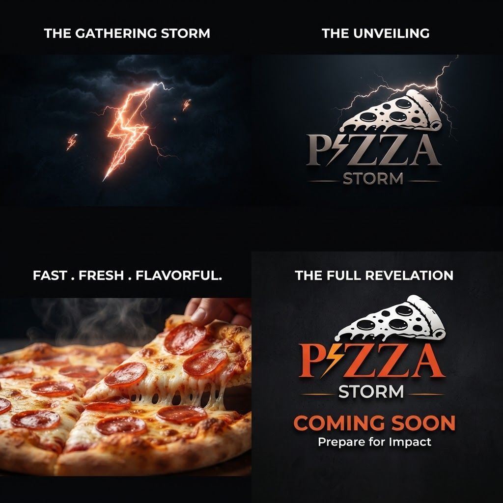 this is my logo now creat a video for "coming Soon"
used this logo and food element