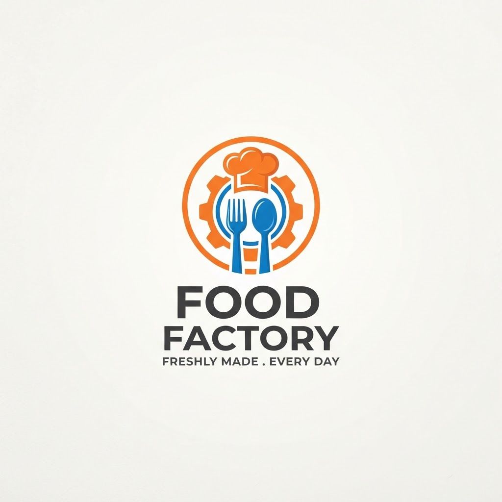 create a logo 
Brand Name "food factory "